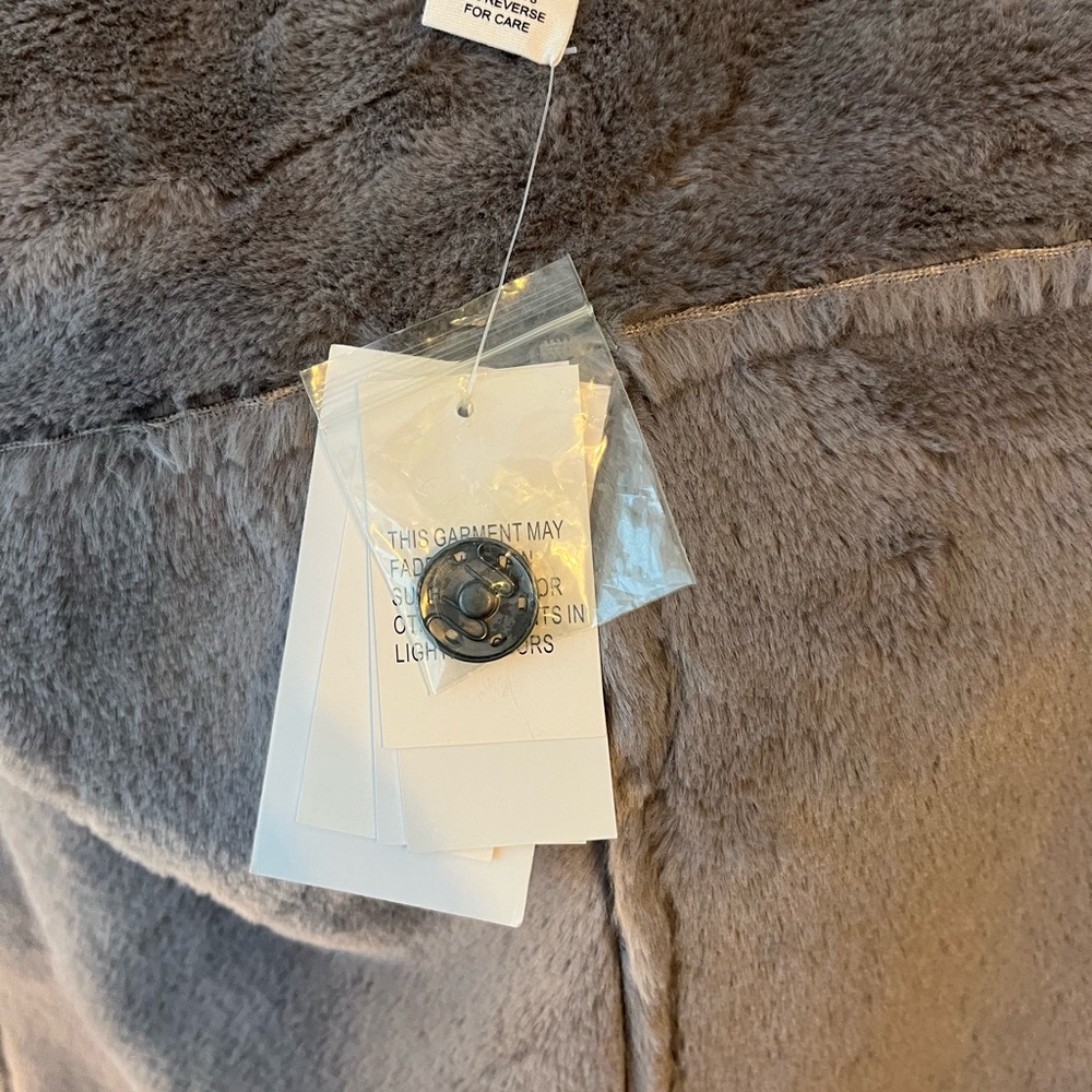 For The Republic Brown Teddy Jacket - Picture 7 of 7